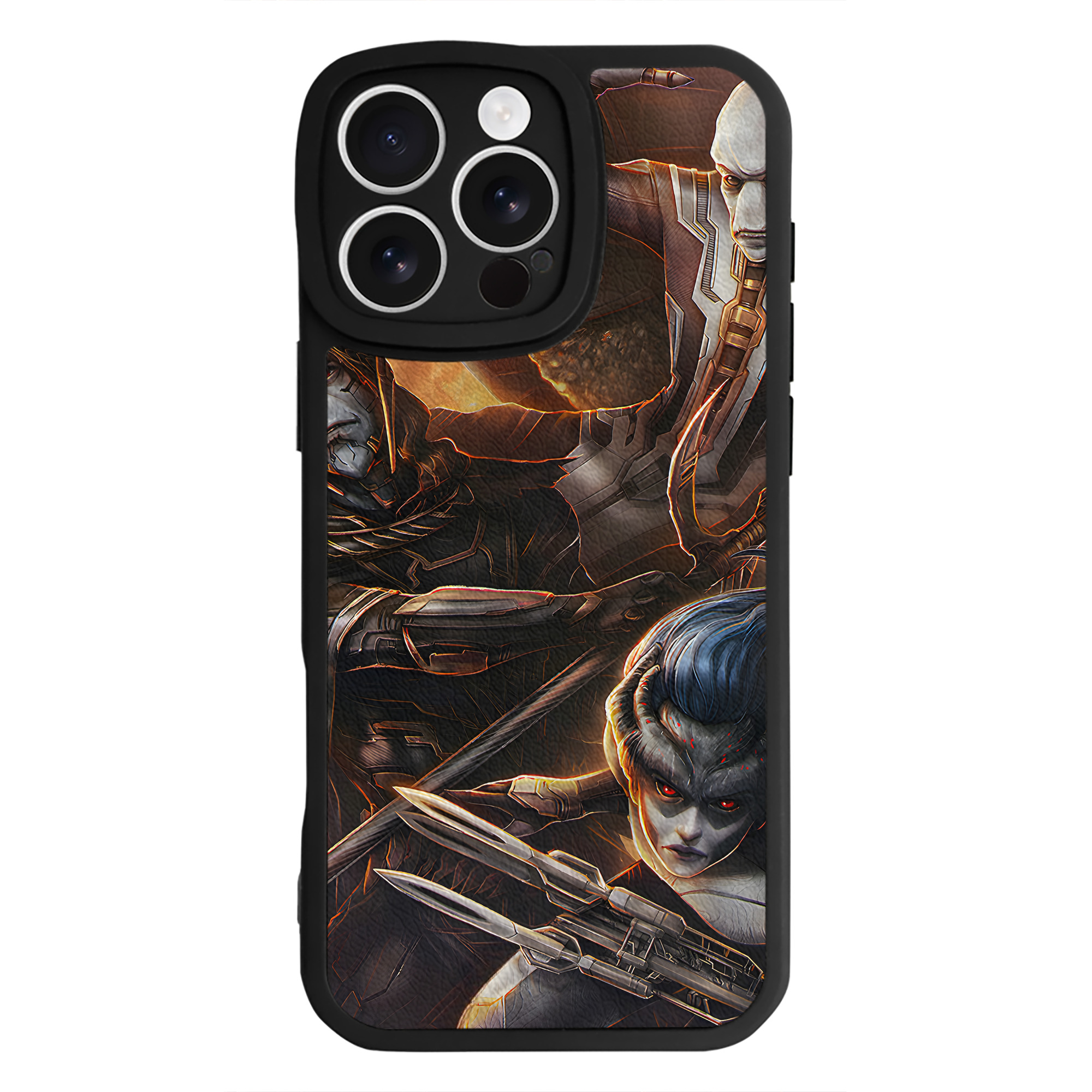 （画像用） アベンジャーズ The Avengers 【iPhone 16シリーズ対応】シリコンスマホケース（レザー調） 材質：シリコン
